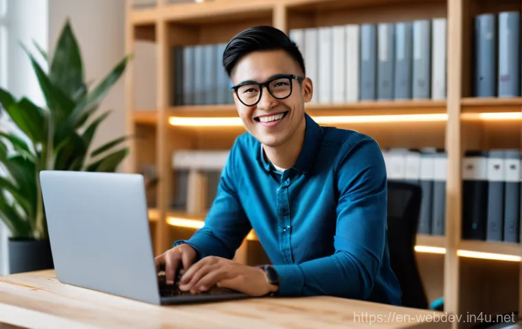 웹개발자 취업 준비 블로그 - **Prompt: The Future of Frontend Development**
    "A diverse group of developers, including a male ...