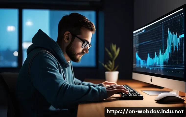 웹개발자 인공지능 기술 - **AI Coding Sidekick in a Modern Workspace**
    A highly detailed, cinematic shot featuring a web d...