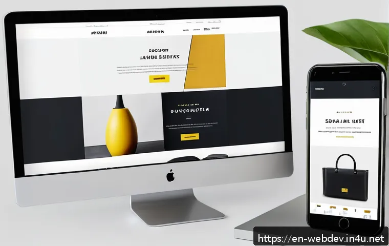 웹개발자 최신 트렌드 반영 - A modern e-commerce website interface dynamically adapting to a user&rsquo;s preferences with AI-driven pe...